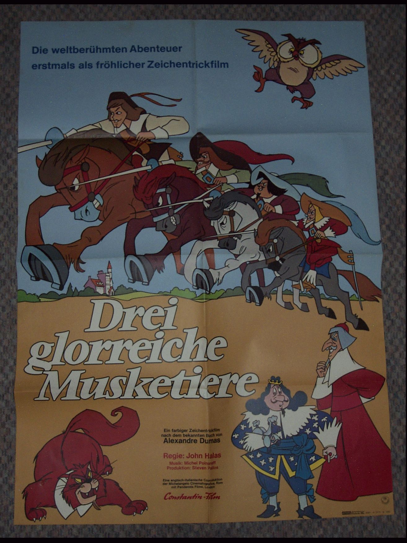 Drei glorreiche Musketiere Filmposter Plakat