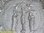 Gußplatte Kreuzigungsgruppe, byzantinische Weihbrotschale