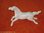 Elegantes Swatow China Pferd weiss glänzend 3 sprinten