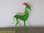 Glasfiguren Glasobjekt antilope, Vintage MURANO rotes Geweih