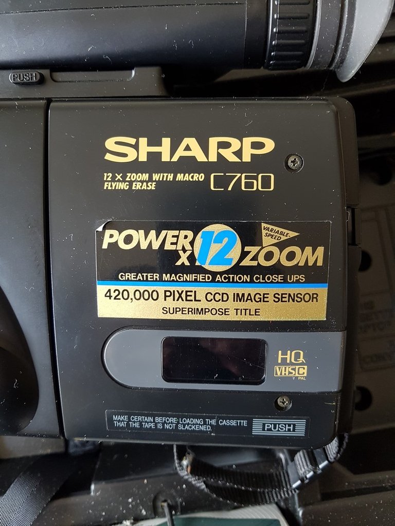 VHS Sharp C760S 12x Camcorder