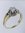Ring in 585 14K Gelbgold Weißgold und 1x Diamant