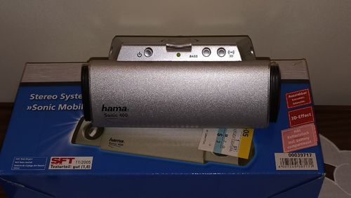 Hama Notebook-Lautsprecher "Sonic Mobil 400 Alu"