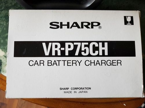 Sharp VR-P75CH Car Battery Charger / Autoladegerät